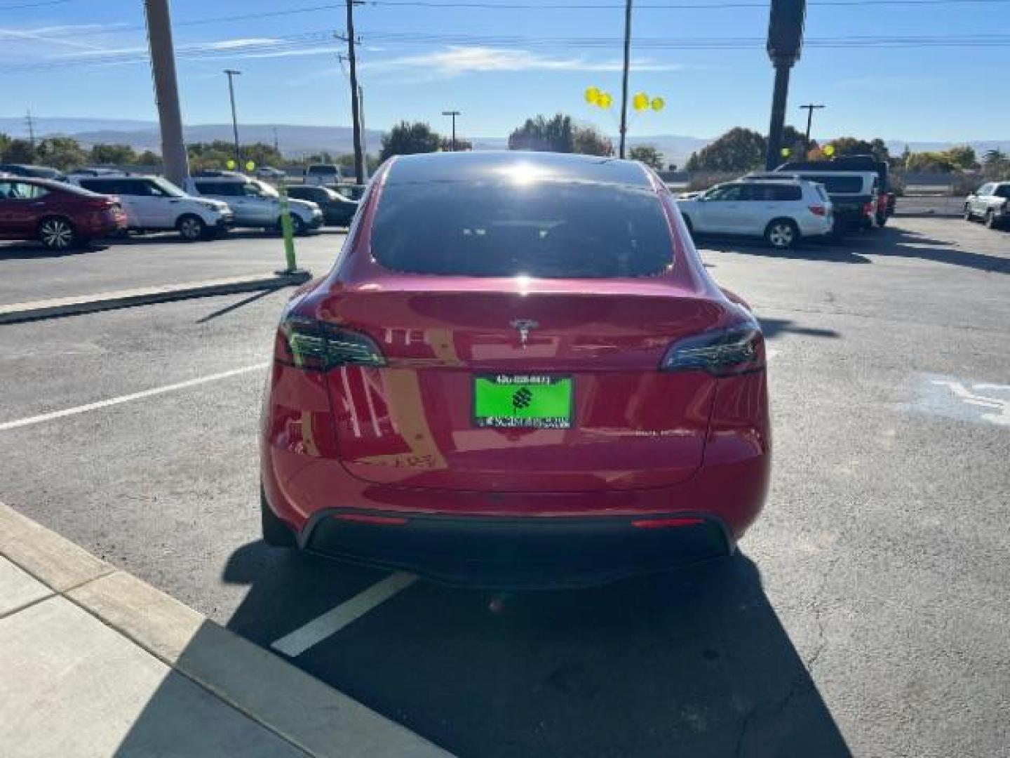 2023 Red Multi-Coat /Black Tesla Model Y Long Range Dual Motor All-Wheel Drive | AWD (7SAYGAEE6PF) with an ELECTRIC engine, Electric transmission, located at 1865 East Red Hills Pkwy, St. George, 84770, (435) 628-0023, 37.120850, -113.543640 - Photo#7