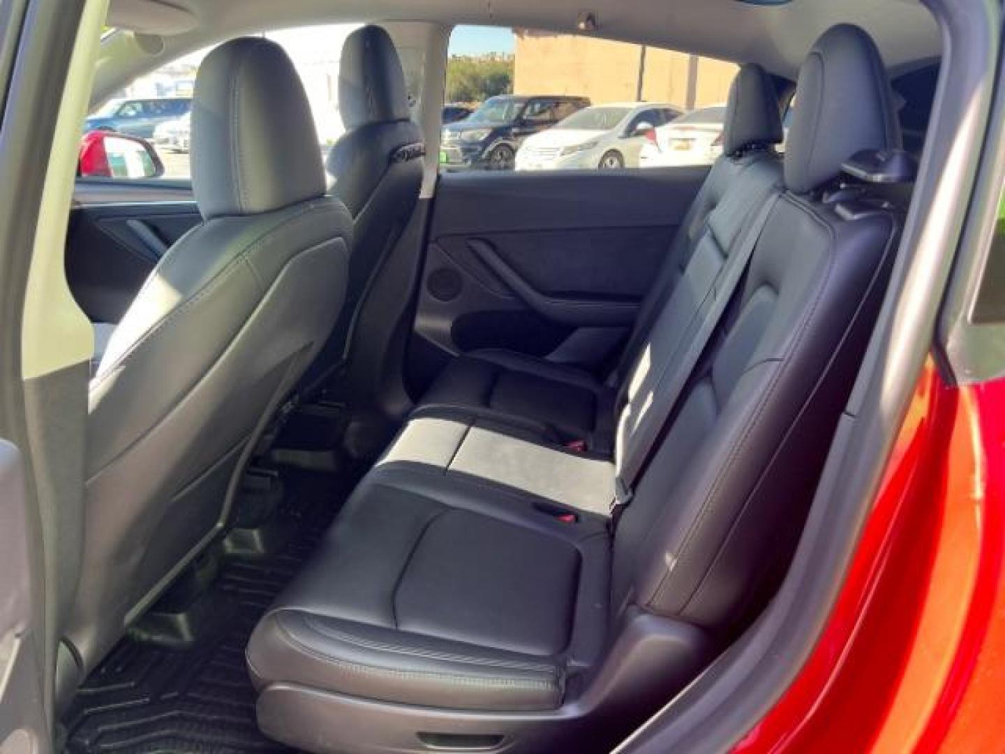 2023 Red Multi-Coat /Black Tesla Model Y Long Range Dual Motor All-Wheel Drive | AWD (7SAYGAEE6PF) with an ELECTRIC engine, Electric transmission, located at 1865 East Red Hills Pkwy, St. George, 84770, (435) 628-0023, 37.120850, -113.543640 - Photo#21