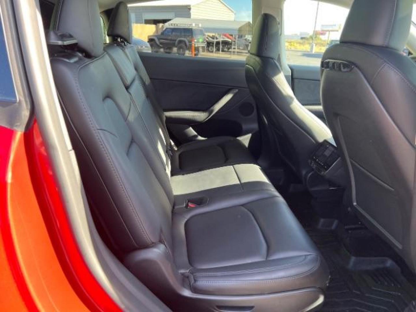 2023 Red Multi-Coat /Black Tesla Model Y Long Range Dual Motor All-Wheel Drive | AWD (7SAYGAEE6PF) with an ELECTRIC engine, Electric transmission, located at 1865 East Red Hills Pkwy, St. George, 84770, (435) 628-0023, 37.120850, -113.543640 - Photo#27