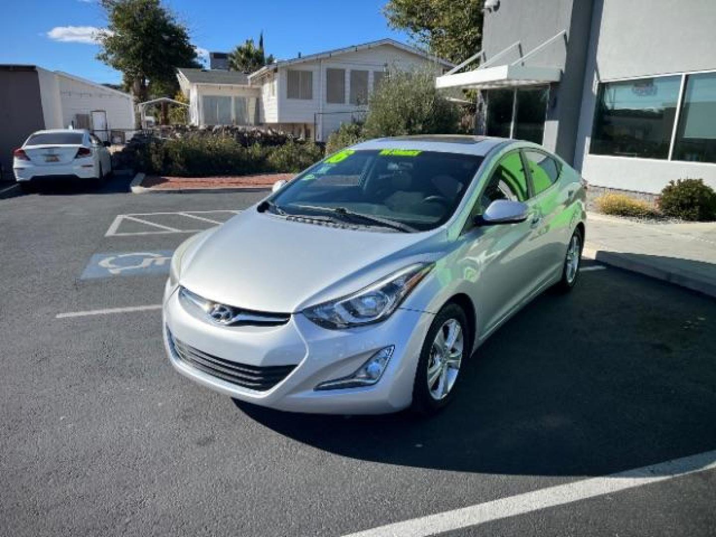 2016 Symphony Silver /Black Hyundai Elantra Value Edition (5NPDH4AE8GH) with an Nu 1.8L I-4 DOHC engine, Automatic transmission, located at 940 North Main Street, Cedar City, UT, 84720, (435) 628-0023, 37.692936, -113.061897 - We specialize in helping ALL people get the best financing available. No matter your credit score, good, bad or none we can get you an amazing rate. Had a bankruptcy, divorce, or repossessions? We give you the green light to get your credit back on the road. Low down and affordable payments that fit - Photo#2
