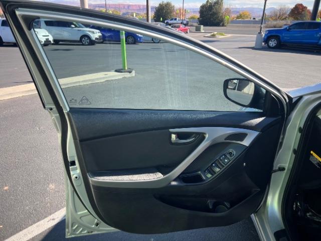 2016 Symphony Silver /Black Hyundai Elantra Value Edition (5NPDH4AE8GH) with an Nu 1.8L I-4 DOHC engine, Automatic transmission, located at 940 North Main Street, Cedar City, UT, 84720, (435) 628-0023, 37.692936, -113.061897 - We specialize in helping ALL people get the best financing available. No matter your credit score, good, bad or none we can get you an amazing rate. Had a bankruptcy, divorce, or repossessions? We give you the green light to get your credit back on the road. Low down and affordable payments that fit - Photo#12