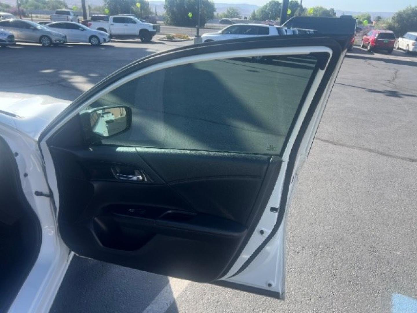 2015 White Orchid Pearl /Black Honda Accord Sport (1HGCR2F50FA) with an 2.4L I-4 gasoline direct injection engine, Automatic transmission, located at 1865 East Red Hills Pkwy, St. George, 84770, (435) 628-0023, 37.120850, -113.543640 - We specialize in helping ALL people get the best financing available. No matter your credit score, good, bad or none we can get you an amazing rate. Had a bankruptcy, divorce, or repossessions? We give you the green light to get your credit back on the road. Low down and affordable payments that fit- Photo#27