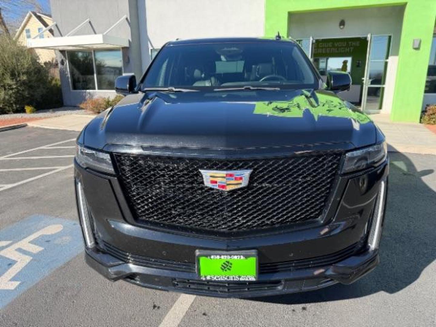 2023 Black Raven /Jet Black Cadillac Escalade 4WD Sport (1GYS4EKL6PR) with an EcoTec3 6.2L V-8 gasoline direct injection engine, Automatic transmission, located at 1865 East Red Hills Pkwy, St. George, 84770, (435) 628-0023, 37.120850, -113.543640- Photo#2