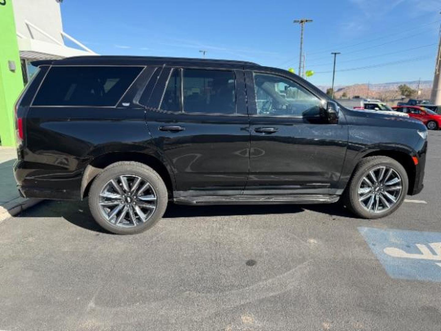 2023 Black Raven /Jet Black Cadillac Escalade 4WD Sport (1GYS4EKL6PR) with an EcoTec3 6.2L V-8 gasoline direct injection engine, Automatic transmission, located at 1865 East Red Hills Pkwy, St. George, 84770, (435) 628-0023, 37.120850, -113.543640- Photo#10