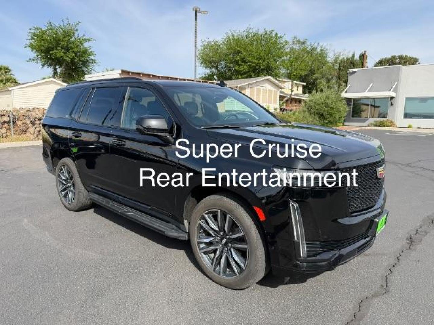 2023 Black Raven /Jet Black Cadillac Escalade 4WD Sport (1GYS4EKL6PR) with an EcoTec3 6.2L V-8 gasoline direct injection engine, Automatic transmission, located at 1865 East Red Hills Pkwy, St. George, 84770, (435) 628-0023, 37.120850, -113.543640- Photo#0