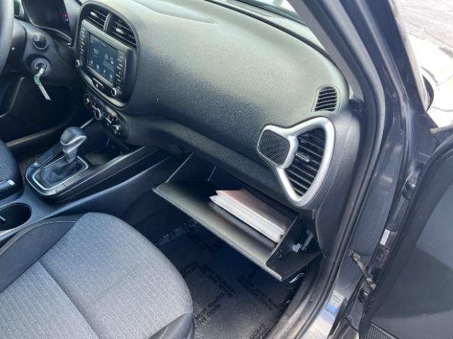 2021 Gravity Gray /Black/Gray Kia Soul S (KNDJ23AUXM7) with an 2L I-4 DOHC engine, Automatic transmission, located at 940 North Main Street, Cedar City, UT, 84720, (435) 628-0023, 37.692936, -113.061897 - We specialize in helping ALL people get the best financing available. No matter your credit score, good, bad or none we can get you an amazing rate. Had a bankruptcy, divorce, or repossessions? We give you the green light to get your credit back on the road. Low down and affordable payments that fit - Photo#29