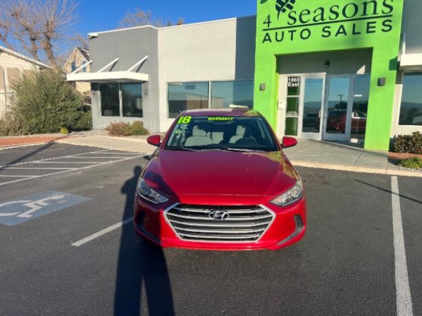 2018 Scarlet Red /Black Hyundai Elantra SEL (5NPD84LF4JH) with an Nu 2L I-4 DOHC engine, Automatic transmission, located at 1865 East Red Hills Pkwy, St. George, 84770, (435) 628-0023, 37.120850, -113.543640 - We specialize in helping ALL people get the best financing available. No matter your credit score, good, bad or none we can get you an amazing rate. Had a bankruptcy, divorce, or repossessions? We give you the green light to get your credit back on the road. Low down and affordable payments that fit - Photo#1