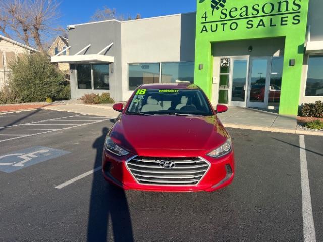 2018 Scarlet Red /Black Hyundai Elantra SEL (5NPD84LF4JH) with an Nu 2L I-4 DOHC engine, Automatic transmission, located at 940 North Main Street, Cedar City, UT, 84720, (435) 628-0023, 37.692936, -113.061897 - We specialize in helping ALL people get the best financing available. No matter your credit score, good, bad or none we can get you an amazing rate. Had a bankruptcy, divorce, or repossessions? We give you the green light to get your credit back on the road. Low down and affordable payments that fit - Photo#1