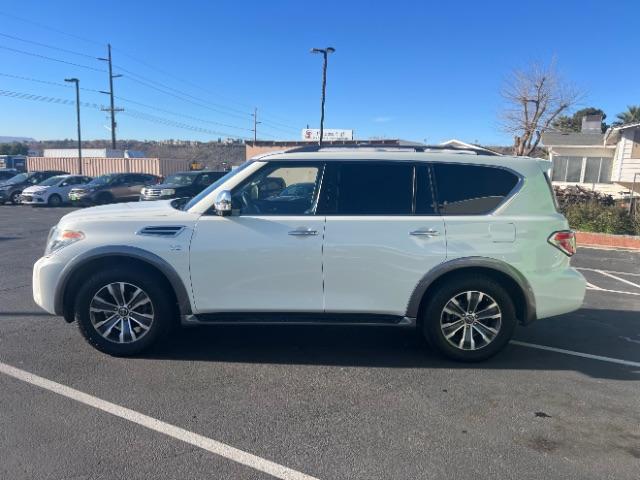 2017 Pearl White /Charcoal Nissan Armada SL (JN8AY2NC7H9) with an Endurance 5.6L V-8 gasoline direct injection engine, Automatic transmission, located at 940 North Main Street, Cedar City, UT, 84720, (435) 628-0023, 37.692936, -113.061897 - We specialize in helping ALL people get the best financing available. No matter your credit score, good, bad or none we can get you an amazing rate. Had a bankruptcy, divorce, or repossessions? We give you the green light to get your credit back on the road. Low down and affordable payments that fit - Photo#3