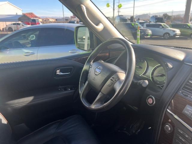 2017 Pearl White /Charcoal Nissan Armada SL (JN8AY2NC7H9) with an Endurance 5.6L V-8 gasoline direct injection engine, Automatic transmission, located at 940 North Main Street, Cedar City, UT, 84720, (435) 628-0023, 37.692936, -113.061897 - We specialize in helping ALL people get the best financing available. No matter your credit score, good, bad or none we can get you an amazing rate. Had a bankruptcy, divorce, or repossessions? We give you the green light to get your credit back on the road. Low down and affordable payments that fit - Photo#34