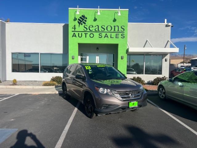 2013 Polished Metal Metallic /Black Honda CR-V LX (5J6RM4H39DL) with an 2.4L I-4 DOHC engine, Automatic transmission, located at 940 North Main Street, Cedar City, UT, 84720, (435) 628-0023, 37.692936, -113.061897 - We specialize in helping ALL people get the best financing available. No matter your credit score, good, bad or none we can get you an amazing rate. Had a bankruptcy, divorce, or repossessions? We give you the green light to get your credit back on the road. Low down and affordable payments that fit - Photo#0