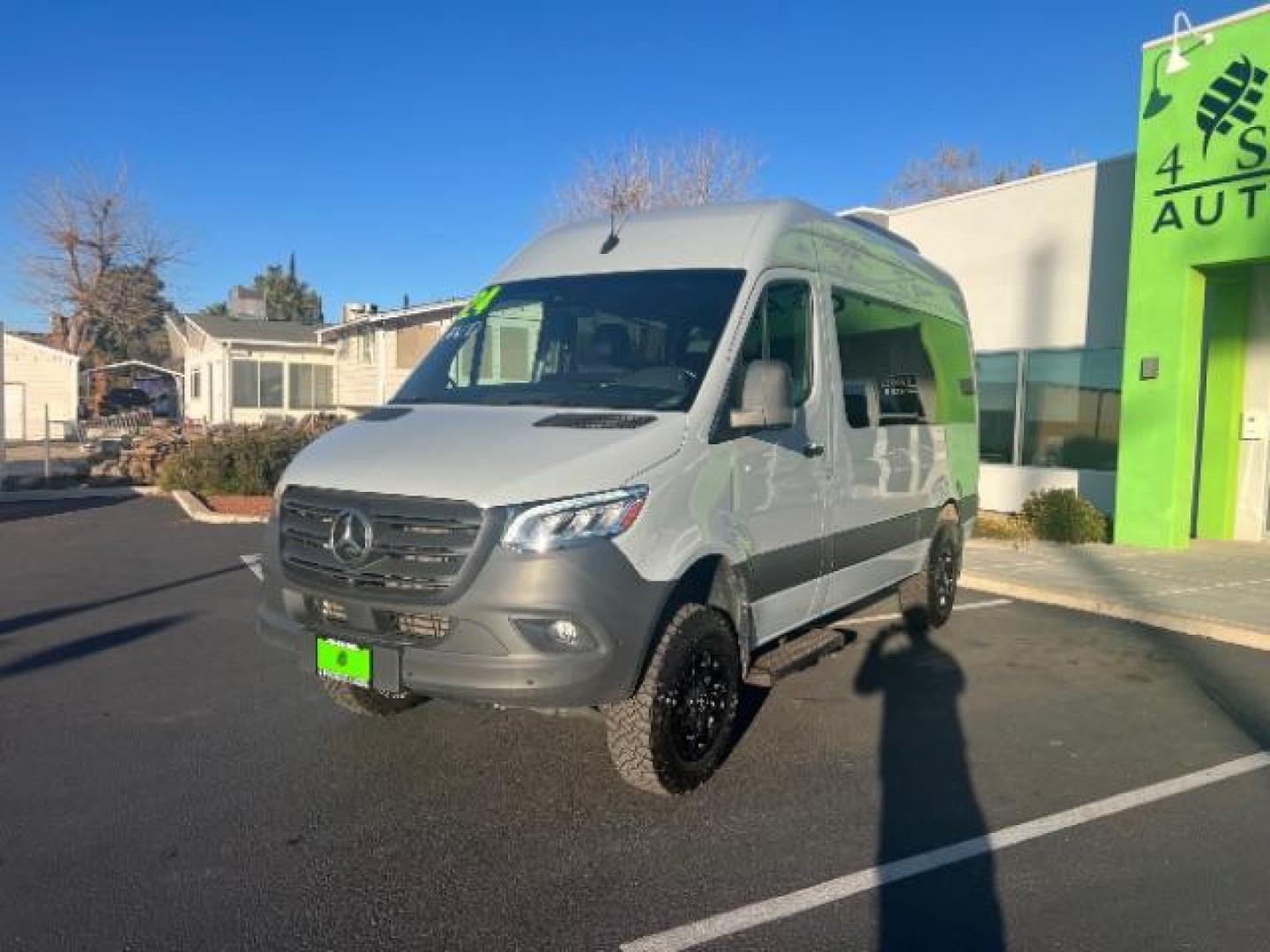 2024 Graphite Grey /Black Mercedes-Benz Sprinter 2500 Standard Roof 4-Cyl Diesel HO (W1Z4NFVY8RP) with an 2L I-4 diesel direct injection engine, Automatic transmission, located at 1865 East Red Hills Pkwy, St. George, 84770, (435) 628-0023, 37.120850, -113.543640 - AWD 2024 Sprinter 2500 with 12 leather seats. Ready to take the whole family offroad or through the snow. Rear A/C, Diesel, Tow Hitch, Aftermarket wheels, new tires, Stepsides, 360 parking camera, cruise control, All Wheel drive. Call or text 4 Seasons Auto St George ut #7932 - Photo#2