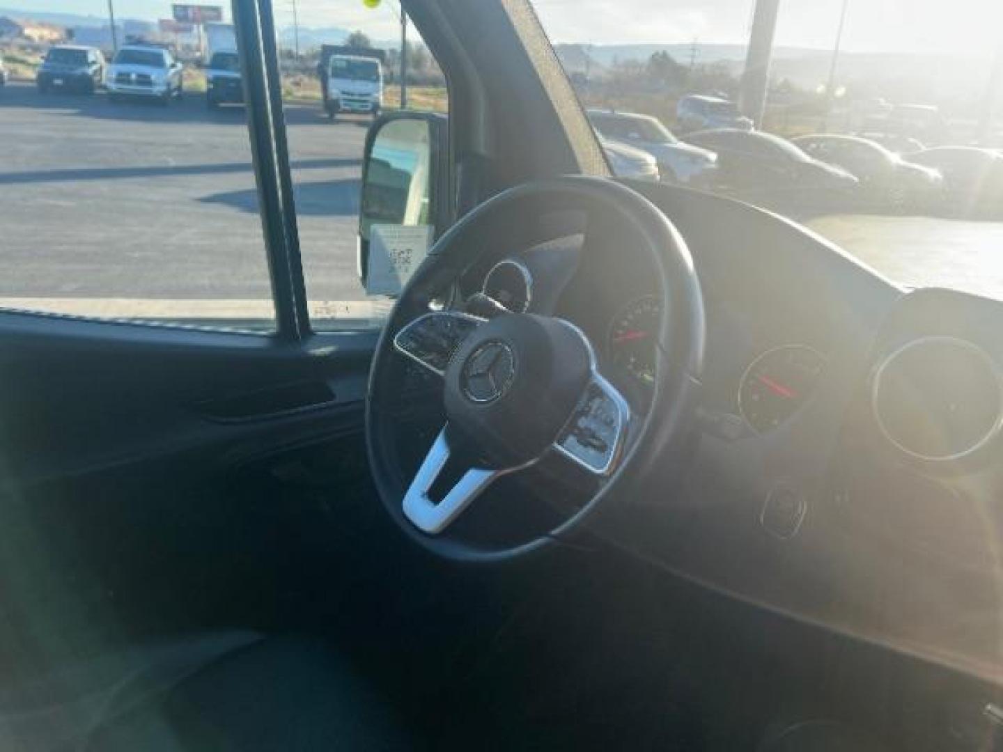 2024 Graphite Grey /Black Mercedes-Benz Sprinter 2500 Standard Roof 4-Cyl Diesel HO (W1Z4NFVY8RP) with an 2L I-4 diesel direct injection engine, Automatic transmission, located at 1865 East Red Hills Pkwy, St. George, 84770, (435) 628-0023, 37.120850, -113.543640 - AWD 2024 Sprinter 2500 with 12 leather seats. Ready to take the whole family offroad or through the snow. Rear A/C, Diesel, Tow Hitch, Aftermarket wheels, new tires, Stepsides, 360 parking camera, cruise control, All Wheel drive. Call or text 4 Seasons Auto St George ut #7932 - Photo#27