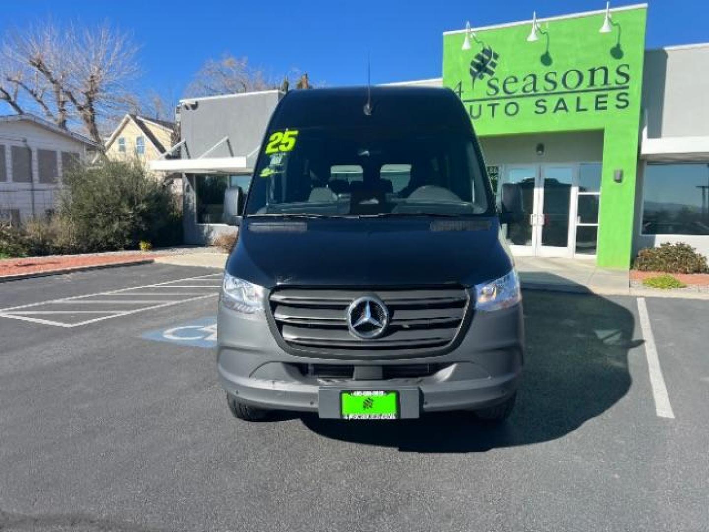 2025 Obsidian Black Metallic /Black Mercedes-Benz Sprinter 2500 Standard Roof 4-Cyl Diesel HO | Standard Roof 4-Cyl Diesel HO Select (W1Z4NFHY1SP) with an 2L I-4 diesel direct injection engine, Automatic transmission, located at 1865 East Red Hills Pkwy, St. George, 84770, (435) 628-0023, 37.120850, -113.543640 - Photo#1