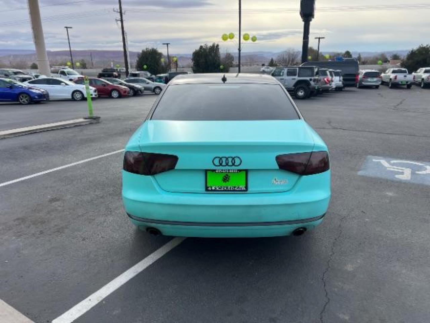 2013 Cyan /Black Leather Interior Audi A8 3.0 Sedan L quattro Tiptronic (WAURGAFD6DN) with an 3.0L V6 DOHC 24V SUPERCHARGED engine, 6-Speed Automatic transmission, located at 940 North Main Street, Cedar City, UT, 84720, (435) 628-0023, 37.692936, -113.061897 - We specialize in helping ALL people get the best financing available. No matter your credit score, good, bad or none we can get you an amazing rate. Had a bankruptcy, divorce, or repossessions? We give you the green light to get your credit back on the road. Low down and affordable payments that fit - Photo#5