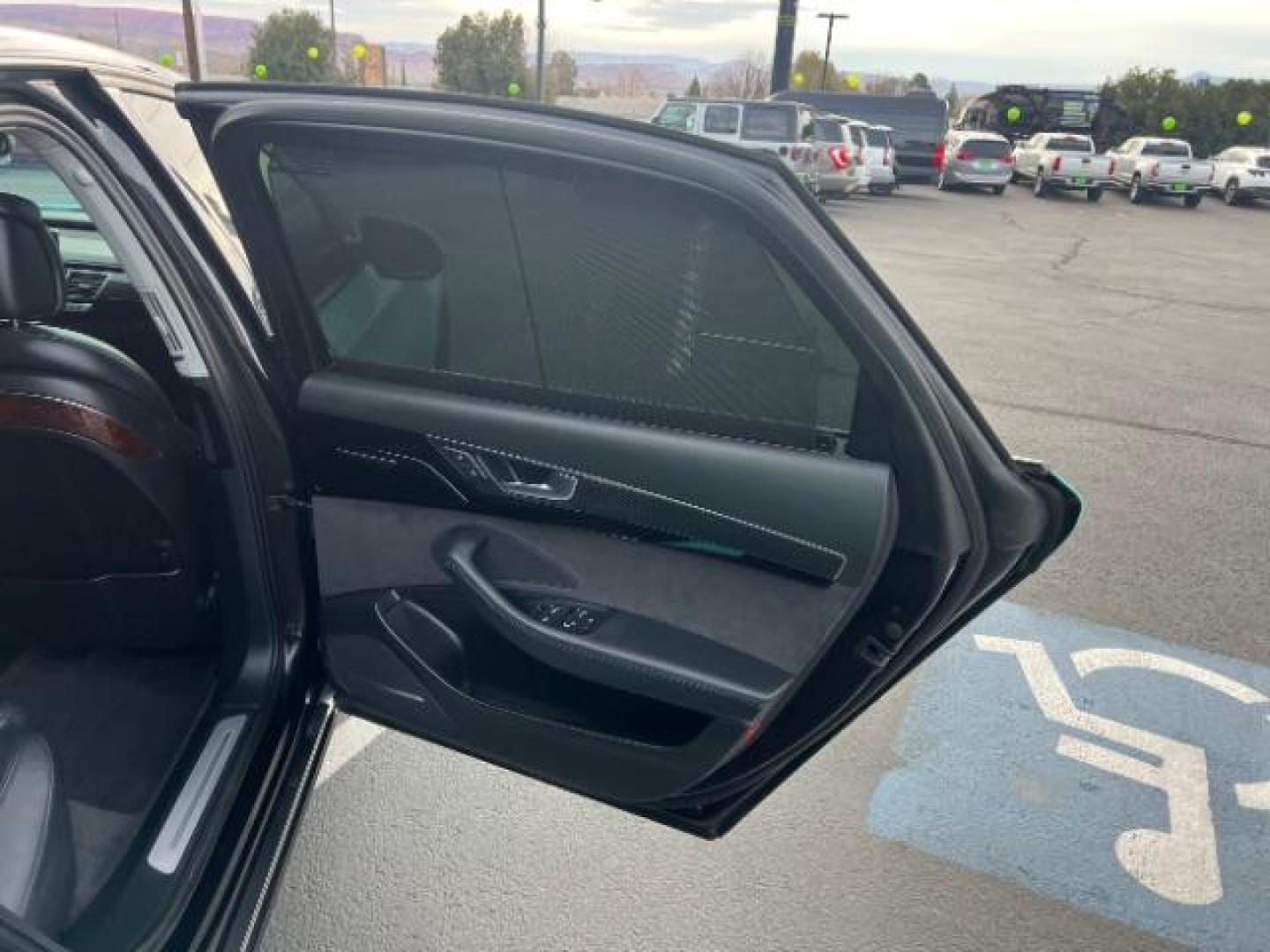 2013 Cyan /Black Leather Interior Audi A8 3.0 Sedan L quattro Tiptronic (WAURGAFD6DN) with an 3.0L V6 DOHC 24V SUPERCHARGED engine, 6-Speed Automatic transmission, located at 940 North Main Street, Cedar City, UT, 84720, (435) 628-0023, 37.692936, -113.061897 - We specialize in helping ALL people get the best financing available. No matter your credit score, good, bad or none we can get you an amazing rate. Had a bankruptcy, divorce, or repossessions? We give you the green light to get your credit back on the road. Low down and affordable payments that fit - Photo#25