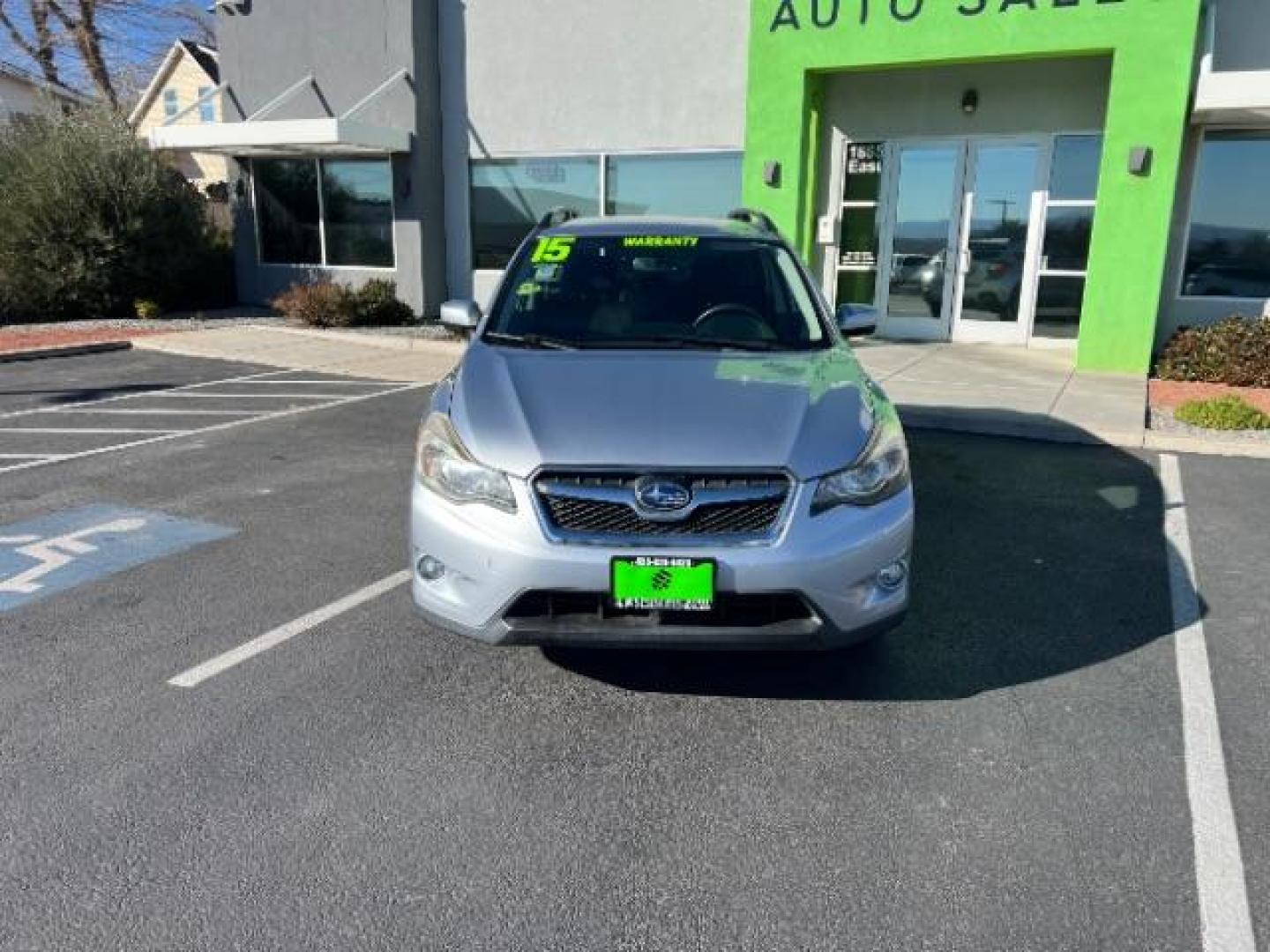 2015 Ice Silver Metallic /Black Subaru XV Crosstrek 2.0i Premium (JF2GPACC8F8) with an 2L H-4 DOHC engine, Automatic transmission, located at 940 North Main Street, Cedar City, UT, 84720, (435) 628-0023, 37.692936, -113.061897 - Photo#1
