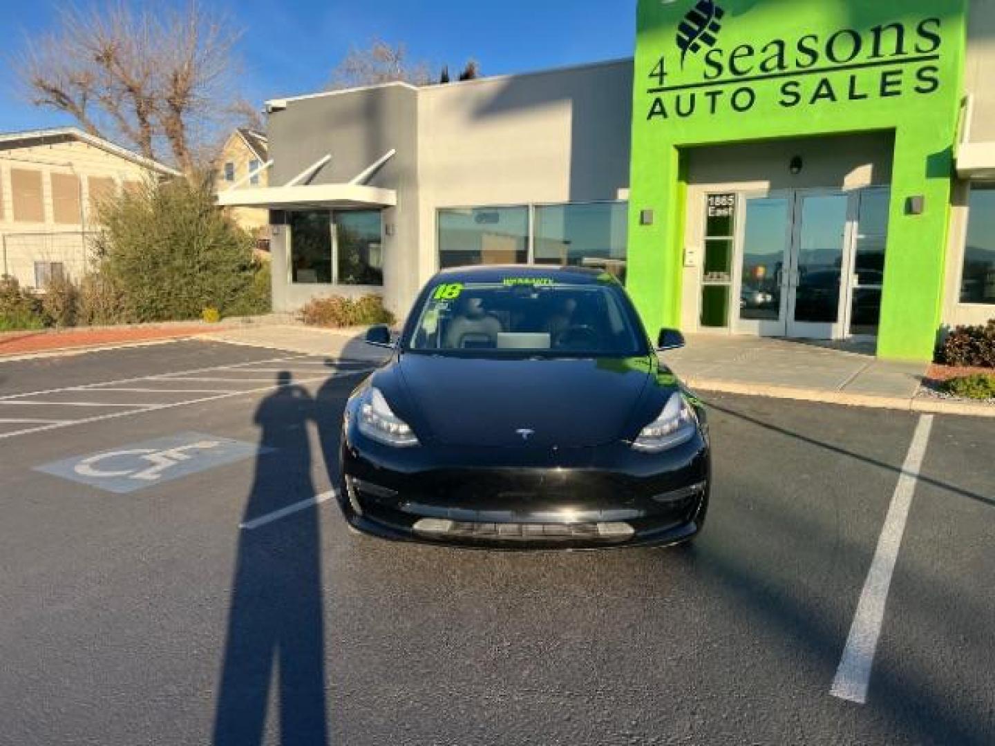 2018 Solid Black /Black Tesla Model 3 Long Range (5YJ3E1EA1JF) with an ELECTRIC engine, Electric transmission, located at 1865 East Red Hills Pkwy, St. George, 84770, (435) 628-0023, 37.120850, -113.543640 - This 2018 Model 3 Long Range has Full Self Driving software paid for! Thats a $8k upgrade that is no longer available to be bought after Feb 14th. Lock in FSD for life. Every Tesla we sell comes with a charger! Excellent condition and very low miles. Gets 272 on a full charge. Has full Tesla warr - Photo#3