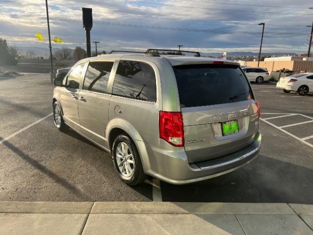 2018 Silver /Black Leather Interior Dodge Grand Caravan SXT (2C4RDGCGXJR) with an 3.6L V6 DOHC 24V engine, 6-Speed Automatic transmission, located at 940 North Main Street, Cedar City, UT, 84720, (435) 628-0023, 37.692936, -113.061897 - We specialize in helping ALL people get the best financing available. No matter your credit score, good, bad or none we can get you an amazing rate. Had a bankruptcy, divorce, or repossessions? We give you the green light to get your credit back on the road. Low down and affordable payments that fit - Photo#4