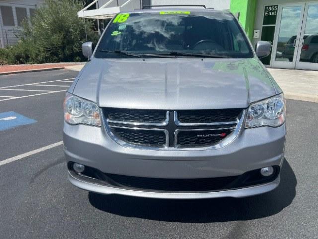 2018 Silver /BLACK LEATEHR Dodge Grand Caravan SXT (2C4RDGCGXJR) with an 3.6L V6 DOHC 24V engine, 6-Speed Automatic transmission, located at 1865 East Red Hills Pkwy, St. George, 84770, (435) 628-0023, 37.120850, -113.543640 - Need sliding doors and seating for the whole crew? This Silver 2018 Dodge Grand Caravan SXT brings a 3.6L V6, 6-speed automatic, front-wheel drive, and black leather - the practical family van Southern Utah households still rely on. We specialize in in-house financing and work with all credit types- Photo#1