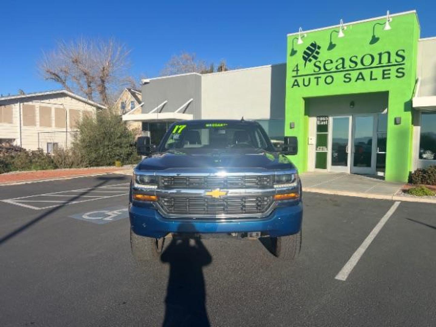 2017 Deep Ocean Blue Metallic /Dark Ash/Jet Black Chevrolet Silverado 1500 LS (1GCVKNEH1HZ) with an EcoTec3 4.3L V-6 gasoline direct injection engine, Automatic transmission, located at 1865 East Red Hills Pkwy, St. George, 84770, (435) 628-0023, 37.120850, -113.543640 - We specialize in helping ALL people get the best financing available. No matter your credit score, good, bad or none we can get you an amazing rate. Had a bankruptcy, divorce, or repossessions? We give you the green light to get your credit back on the road. Low down and affordable payments that fit - Photo#1