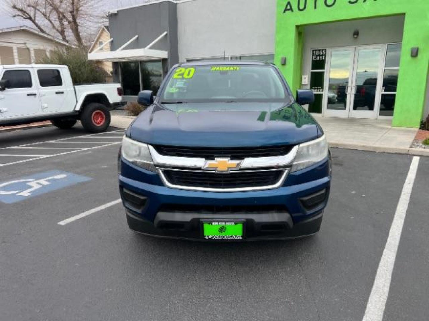 2020 Pacific Blue Metallic /Jet Black/Dark Ash Chevrolet Colorado 2WD Crew Cab Short Box WT (1GCGSBEN0L1) with an 2.5L I-4 gasoline direct injection engine, Automatic transmission, located at 1865 East Red Hills Pkwy, St. George, 84770, (435) 628-0023, 37.120850, -113.543640 - We specialize in helping ALL people get the best financing available. No matter your credit score, good, bad or none we can get you an amazing rate. Had a bankruptcy, divorce, or repossessions? We give you the green light to get your credit back on the road. Low down and affordable payments that fit - Photo#1