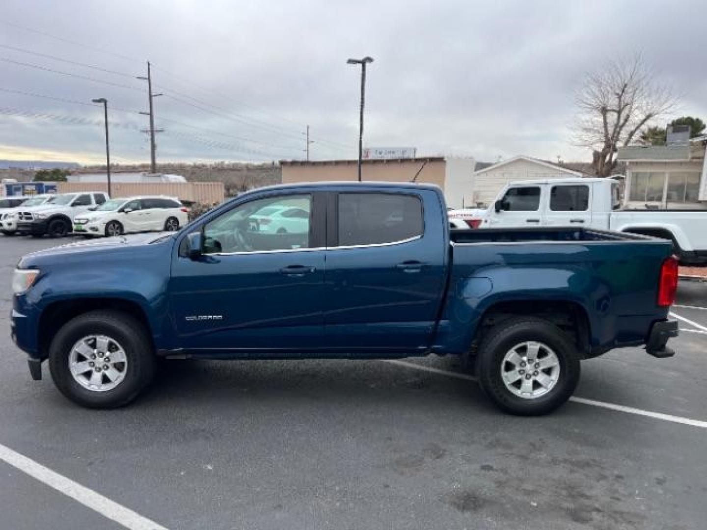 2020 Pacific Blue Metallic /Jet Black/Dark Ash Chevrolet Colorado 2WD Crew Cab Short Box WT (1GCGSBEN0L1) with an 2.5L I-4 gasoline direct injection engine, Automatic transmission, located at 1865 East Red Hills Pkwy, St. George, 84770, (435) 628-0023, 37.120850, -113.543640 - We specialize in helping ALL people get the best financing available. No matter your credit score, good, bad or none we can get you an amazing rate. Had a bankruptcy, divorce, or repossessions? We give you the green light to get your credit back on the road. Low down and affordable payments that fit - Photo#3