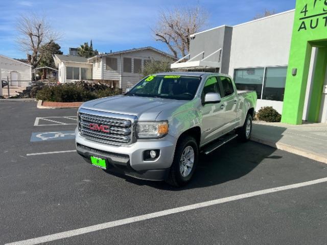 2015 Quicksilver Metallic /Jet Black GMC Canyon SLE (1GTG5BE33F1) with an 3.6L V-6 gasoline direct injection engine, Automatic transmission, located at 1865 East Red Hills Pkwy, St. George, 84770, (435) 628-0023, 37.120850, -113.543640 - We specialize in helping ALL people get the best financing available. No matter your credit score, good, bad or none we can get you an amazing rate. Had a bankruptcy, divorce, or repossessions? We give you the green light to get your credit back on the road. Low down and affordable payments that fit - Photo#2