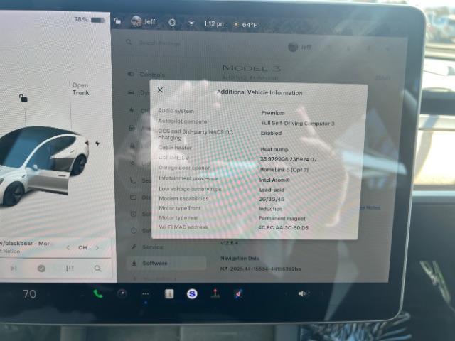 2022 Pearl White Multi-Coat /Black Tesla Model 3 Long Range Dual Motor All-Wheel Drive (5YJ3E1EBXNF) with an ELECTRIC engine, Automatic transmission, located at 1865 East Red Hills Pkwy, St. George, 84770, (435) 628-0023, 37.120850, -113.543640 - Excellent condition Tesla Model 3 Long range AWD with FULL SELF DRIVING subscription paid for. ($8 software unlock that will no longer be available to buy after Feb 14th) Lock in your FSD ownership now. Also, be to first in line to upgrade from HW3 to HW4 when Tesla makes the upgrade available as p - Photo#2