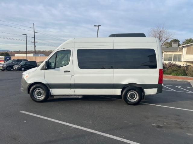 2024 Arctic White /Black Mercedes-Benz Sprinter 2500 Standard Roof 4-Cyl Diesel (W1Z4KFHY1RP) with an 2L I-4 diesel direct injection engine, Automatic transmission, located at 1865 East Red Hills Pkwy, St. George, 84770, (435) 628-0023, 37.120850, -113.543640 - Practically new, low mileage 2024 Mercedes Sprinter 2500. This is equipped with power sliding side door, electronic parking brake, 360 parking camera, cruise control, cloth seats, rear a/c, Auto temp, stepsides, rear wheel drive, diesel 2.0lL engine, 4 keys Clean title, 1 owner, no accidents. Rea - Photo#3