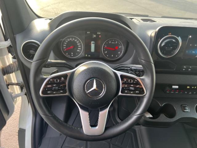 2024 Arctic White /Black Mercedes-Benz Sprinter 2500 Standard Roof 4-Cyl Diesel (W1Z4KFHY1RP) with an 2L I-4 diesel direct injection engine, Automatic transmission, located at 1865 East Red Hills Pkwy, St. George, 84770, (435) 628-0023, 37.120850, -113.543640 - Practically new, low mileage 2024 Mercedes Sprinter 2500. This is equipped with power sliding side door, electronic parking brake, 360 parking camera, cruise control, cloth seats, rear a/c, Auto temp, stepsides, rear wheel drive, diesel 2.0lL engine, 4 keys Clean title, 1 owner, no accidents. Rea - Photo#15