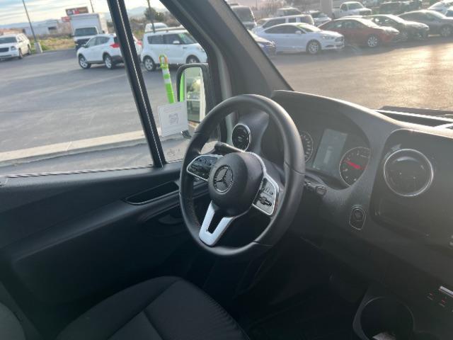 2024 Arctic White /Black Mercedes-Benz Sprinter 2500 Standard Roof 4-Cyl Diesel (W1Z4KFHY1RP) with an 2L I-4 diesel direct injection engine, Automatic transmission, located at 1865 East Red Hills Pkwy, St. George, 84770, (435) 628-0023, 37.120850, -113.543640 - Practically new, low mileage 2024 Mercedes Sprinter 2500. This is equipped with power sliding side door, electronic parking brake, 360 parking camera, cruise control, cloth seats, rear a/c, Auto temp, stepsides, rear wheel drive, diesel 2.0lL engine, 4 keys Clean title, 1 owner, no accidents. Rea - Photo#26