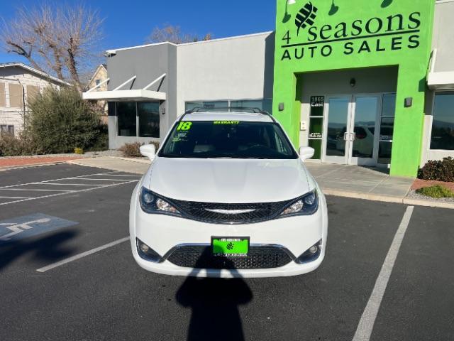 2018 Bright White Clearcoat /Black/Alloy Chrysler Pacifica Touring L (2C4RC1BG5JR) with an 3.6L V-6 DOHC engine, Automatic transmission, located at 940 North Main Street, Cedar City, UT, 84720, (435) 628-0023, 37.692936, -113.061897 - We specialize in helping ALL people get the best financing available. No matter your credit score, good, bad or none we can get you an amazing rate. Had a bankruptcy, divorce, or repossessions? We give you the green light to get your credit back on the road. Low down and affordable payments that fit - Photo#1