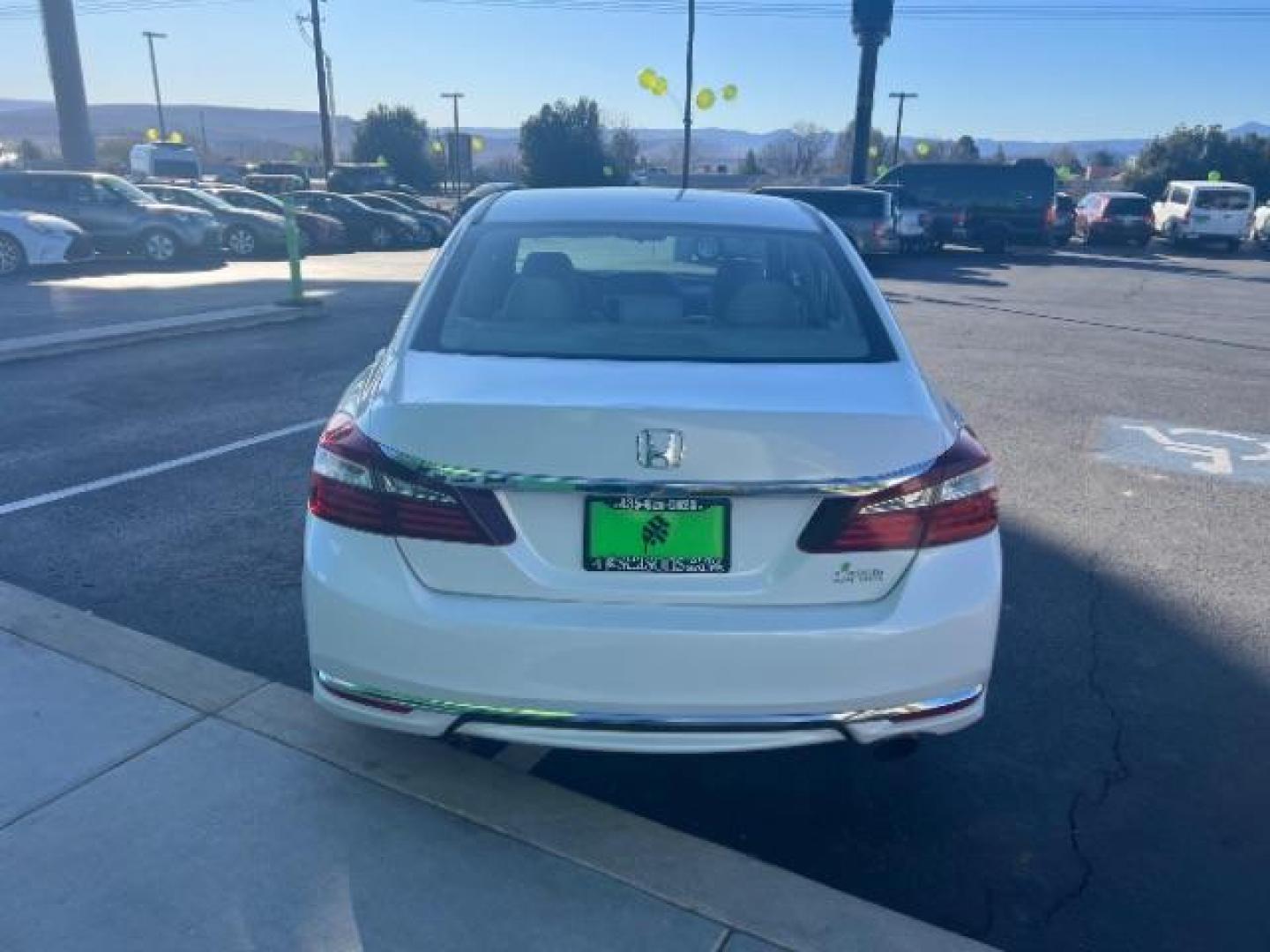 2016 White Orchid Pearl /Ivory Honda Accord LX (1HGCR2F39GA) with an 2.4L I-4 gasoline direct injection engine, Automatic transmission, located at 940 North Main Street, Cedar City, UT, 84720, (435) 628-0023, 37.692936, -113.061897 - We specialize in helping ALL people get the best financing available. No matter your credit score, good, bad or none we can get you an amazing rate. Had a bankruptcy, divorce, or repossessions? We give you the green light to get your credit back on the road. Low down and affordable payments that fit - Photo#5