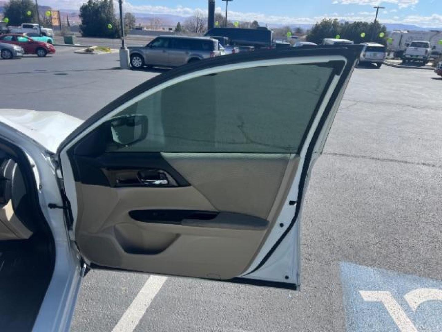 2016 White Orchid Pearl /Ivory Honda Accord LX (1HGCR2F39GA) with an 2.4L I-4 gasoline direct injection engine, Automatic transmission, located at 940 North Main Street, Cedar City, UT, 84720, (435) 628-0023, 37.692936, -113.061897 - We specialize in helping ALL people get the best financing available. No matter your credit score, good, bad or none we can get you an amazing rate. Had a bankruptcy, divorce, or repossessions? We give you the green light to get your credit back on the road. Low down and affordable payments that fit - Photo#27