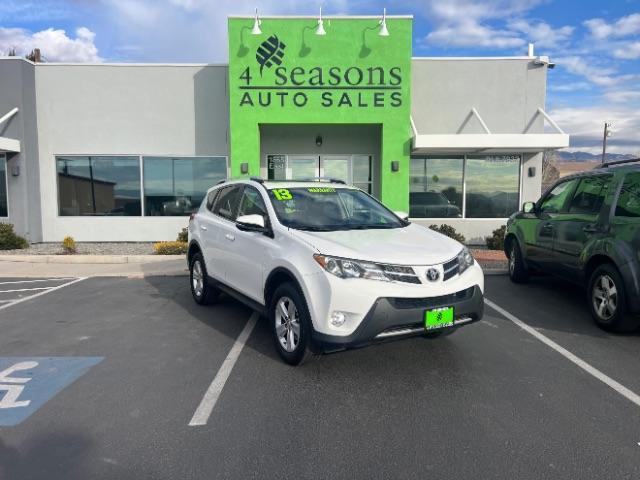 2013 Super White /Ash Toyota RAV4 XLE (JTMRFREV5D5) with an 2.5L I-4 DOHC engine, Automatic transmission, located at 1865 East Red Hills Pkwy, St. George, 84770, (435) 628-0023, 37.120850, -113.543640 - We specialize in helping ALL people get the best financing available. No matter your credit score, good, bad or none we can get you an amazing rate. Had a bankruptcy, divorce, or repossessions? We give you the green light to get your credit back on the road. Low down and affordable payments that fit - Photo#0