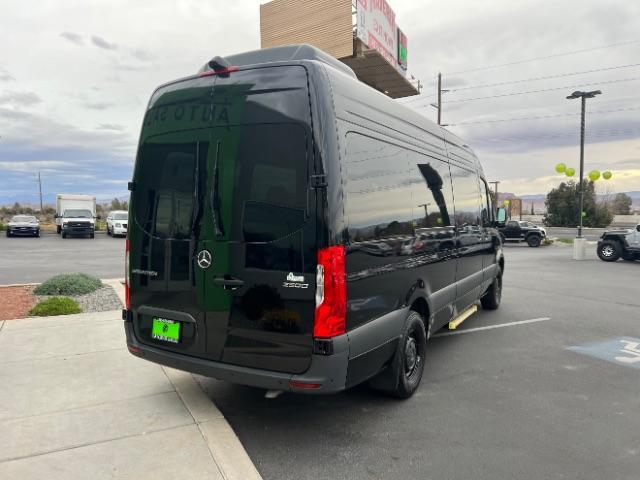 2024 Jet Black /Black Mercedes-Benz Sprinter 2500 High Roof 4-Cyl Diesel (W1Z4KGHY6RT) with an 2L I-4 diesel direct injection engine, Automatic transmission, located at 1865 East Red Hills Pkwy, St. George, 84770, (435) 628-0023, 37.120850, -113.543640 - 15 Passenger in like new condition. This 2024 Mercedes Sprinter 2500 will fit the whole family and the neighbors too. Power sliding door and power step. Leather interior, rear A/C unit, Adapative Cruise control, front seat heater, Diesel engine, 2wd. Near new tires, back up camera with 360 view. We - Photo#6