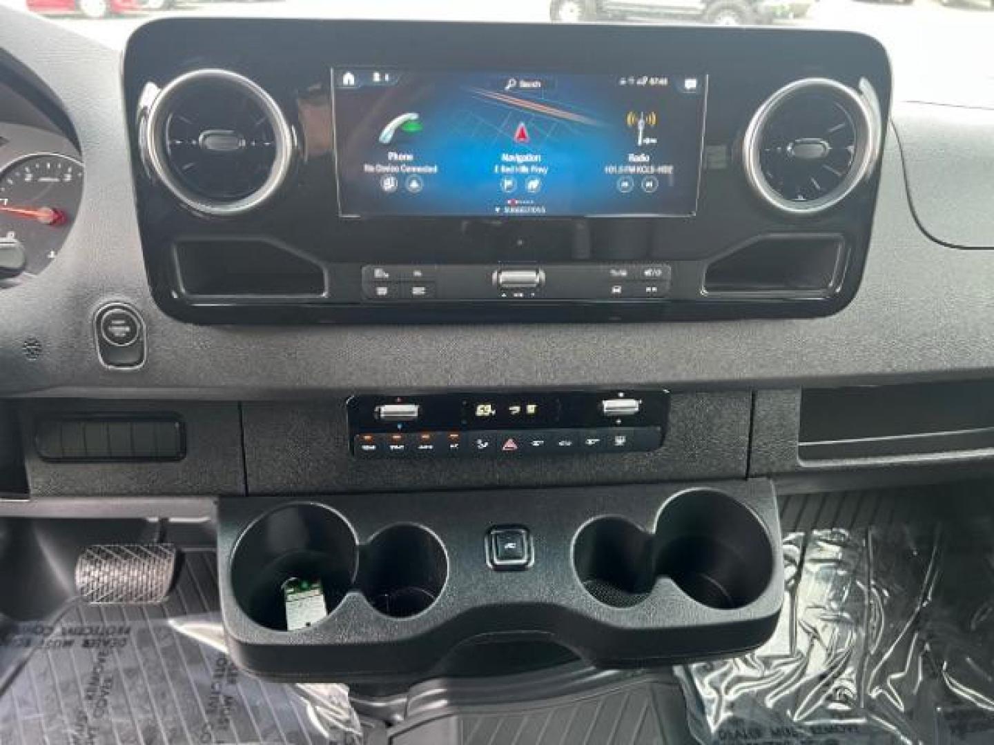 2024 Jet Black /Black Mercedes-Benz Sprinter 2500 High Roof 4-Cyl Diesel (W1Z4KGHY6RT) with an 2L I-4 diesel direct injection engine, Automatic transmission, located at 1865 East Red Hills Pkwy, St. George, 84770, (435) 628-0023, 37.120850, -113.543640 - Photo#17