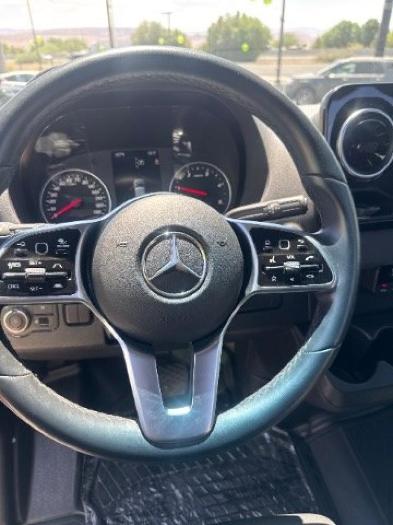 2024 Obsidian Black Metallic /Black Mercedes-Benz Sprinter 2500 High Roof 4-Cyl Diesel (W1Z4KGHY6RT) with an 2L I-4 diesel direct injection engine, Automatic transmission, located at 1865 East Red Hills Pkwy, St. George, 84770, (435) 628-0023, 37.120850, -113.543640 - Versatile Southern Utah travel starts with this 2024 Mercedes-Benz Sprinter 2500 High Roof 4-Cyl Diesel. Its 4-cylinder diesel, automatic transmission, and rear-wheel drive make it a smart fit for passenger transport, business use, and road trips. With 16,165 miles, this Sprinter is ready for its ne- Photo#25
