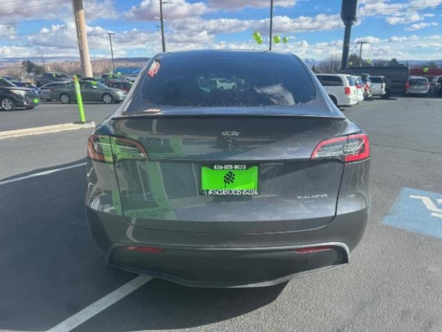 2023 Midnight Silver Metallic /Black Tesla Model Y Long Range Dual Motor All-Wheel Drive | AWD (7SAYGDEE6PF) with an ELECTRIC engine, Electric transmission, located at 1865 East Red Hills Pkwy, St. George, 84770, (435) 628-0023, 37.120850, -113.543640 - Excellent Tesla Model Y Long Range All Wheel Drive. With Hardware 4, All our Teslas come with charging kit Battery is 90% healthy. Gets 290 on full charge. Clean title, no accidents Still has remaining 120k mile Tesla warranty on battery and motor. We have aftermarket battery warranties available - Photo#6