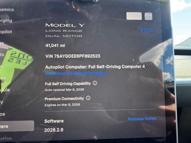 2023 Midnight Silver Metallic /Black Tesla Model Y Long Range Dual Motor All-Wheel Drive | AWD (7SAYGDEE6PF) with an ELECTRIC engine, Electric transmission, located at 1865 East Red Hills Pkwy, St. George, 84770, (435) 628-0023, 37.120850, -113.543640 - Excellent Tesla Model Y Long Range All Wheel Drive. With Hardware 4, All our Teslas come with charging kit Battery is 90% healthy. Gets 290 on full charge. Clean title, no accidents Still has remaining 120k mile Tesla warranty on battery and motor. We have aftermarket battery warranties available - Photo#12
