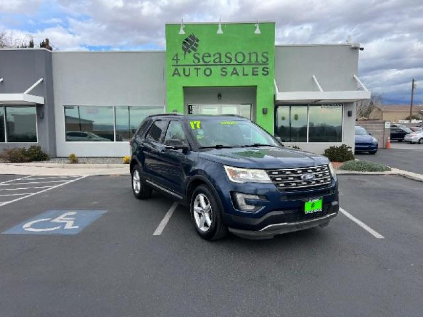 2017 Blue Jeans Metallic /Medium Light Camel Ford Explorer XLT (1FM5K7D82HG) with an EcoBoost 2.3L I-4 gasoline direct injection engine, Automatic transmission, located at 1865 East Red Hills Pkwy, St. George, 84770, (435) 628-0023, 37.120850, -113.543640 - We specialize in helping ALL people get the best financing available. No matter your credit score, good, bad or none we can get you an amazing rate. Had a bankruptcy, divorce, or repossessions? We give you the green light to get your credit back on the road. Low down and affordable payments that fit- Photo#0