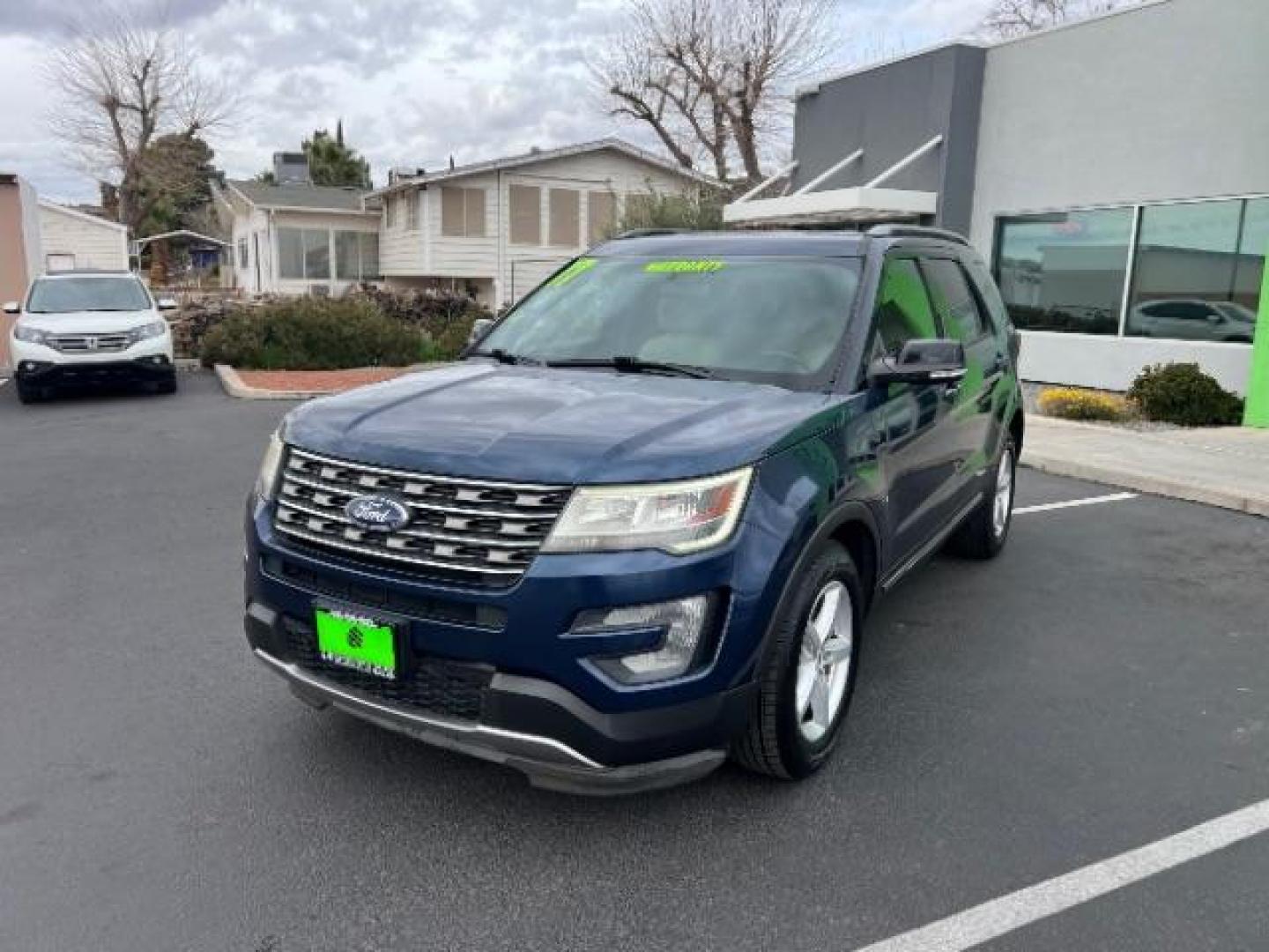 2017 Blue Jeans Metallic /Medium Light Camel Ford Explorer XLT (1FM5K7D82HG) with an EcoBoost 2.3L I-4 gasoline direct injection engine, Automatic transmission, located at 1865 East Red Hills Pkwy, St. George, 84770, (435) 628-0023, 37.120850, -113.543640 - We specialize in helping ALL people get the best financing available. No matter your credit score, good, bad or none we can get you an amazing rate. Had a bankruptcy, divorce, or repossessions? We give you the green light to get your credit back on the road. Low down and affordable payments that fit- Photo#2