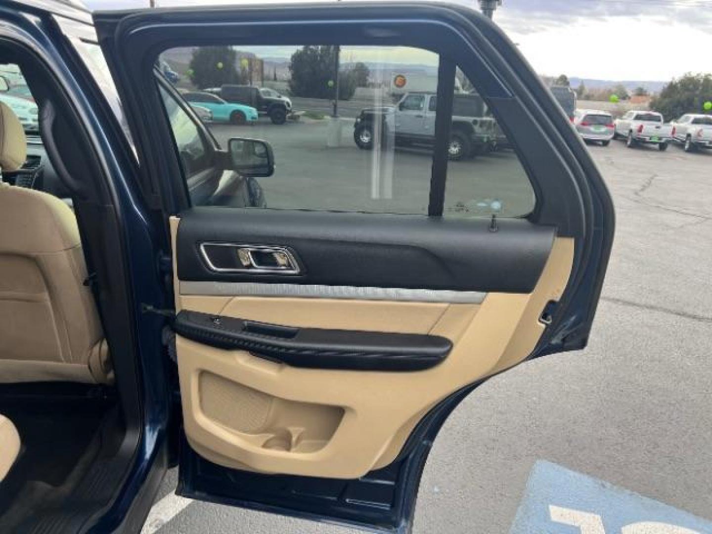 2017 Blue Jeans Metallic /Medium Light Camel Ford Explorer XLT (1FM5K7D82HG) with an EcoBoost 2.3L I-4 gasoline direct injection engine, Automatic transmission, located at 1865 East Red Hills Pkwy, St. George, 84770, (435) 628-0023, 37.120850, -113.543640 - We specialize in helping ALL people get the best financing available. No matter your credit score, good, bad or none we can get you an amazing rate. Had a bankruptcy, divorce, or repossessions? We give you the green light to get your credit back on the road. Low down and affordable payments that fit- Photo#28