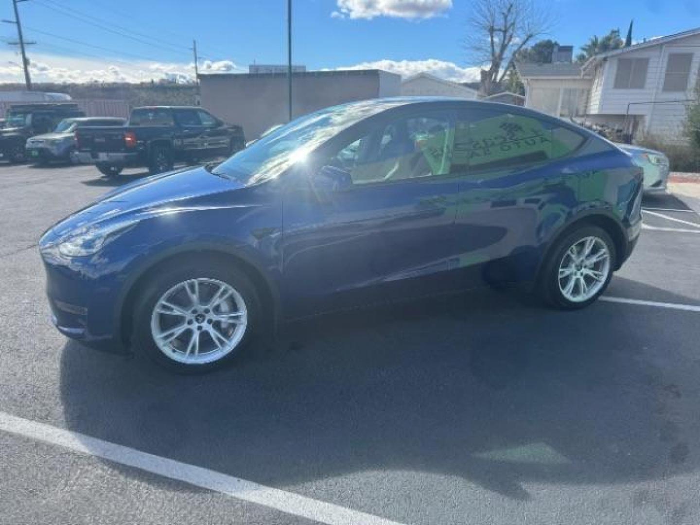 2023 Deep Blue Metallic /Black Tesla Model Y Long Range Dual Motor All-Wheel Drive | AWD (7SAYGDEE3PA) with an ELECTRIC engine, Electric transmission, located at 1865 East Red Hills Pkwy, St. George, 84770, (435) 628-0023, 37.120850, -113.543640 - Excellent Tesla Model Y Long Range All Wheel Drive. With Acceleration Boost paid for ($2k add on) All our Teslas come with charging kit Battery is 98% healthy. Gets 310 on full charge. Clean title, no accidents Still has remaining 120k mile Tesla warranty on battery and motor. We have aftermarket - Photo#4