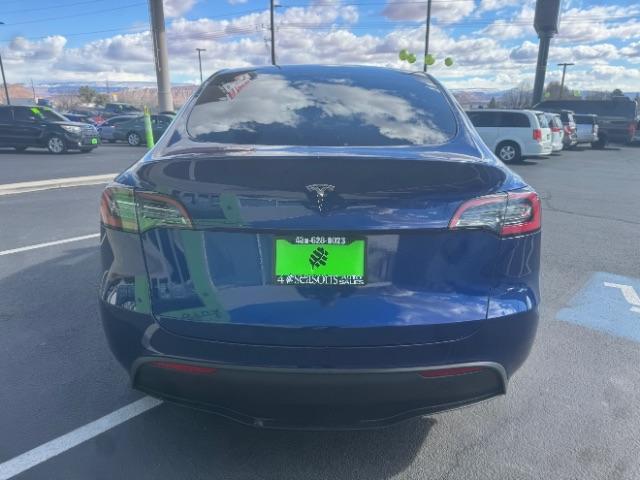 2023 Deep Blue Metallic /Black Tesla Model Y Long Range Dual Motor All-Wheel Drive | AWD (7SAYGDEE3PA) with an ELECTRIC engine, Electric transmission, located at 1865 East Red Hills Pkwy, St. George, 84770, (435) 628-0023, 37.120850, -113.543640 - Excellent Tesla Model Y Long Range All Wheel Drive. With Acceleration Boost paid for ($2k add on) All our Teslas come with charging kit Battery is 98% healthy. Gets 310 on full charge. Clean title, no accidents Still has remaining 120k mile Tesla warranty on battery and motor. We have aftermarket - Photo#7