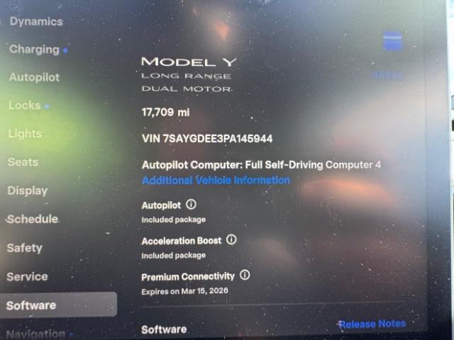 2023 Deep Blue Metallic /Black Tesla Model Y Long Range Dual Motor All-Wheel Drive | AWD (7SAYGDEE3PA) with an ELECTRIC engine, Electric transmission, located at 1865 East Red Hills Pkwy, St. George, 84770, (435) 628-0023, 37.120850, -113.543640 - Excellent Tesla Model Y Long Range All Wheel Drive. With Acceleration Boost paid for ($2k add on) All our Teslas come with charging kit Battery is 98% healthy. Gets 310 on full charge. Clean title, no accidents Still has remaining 120k mile Tesla warranty on battery and motor. We have aftermarket - Photo#15