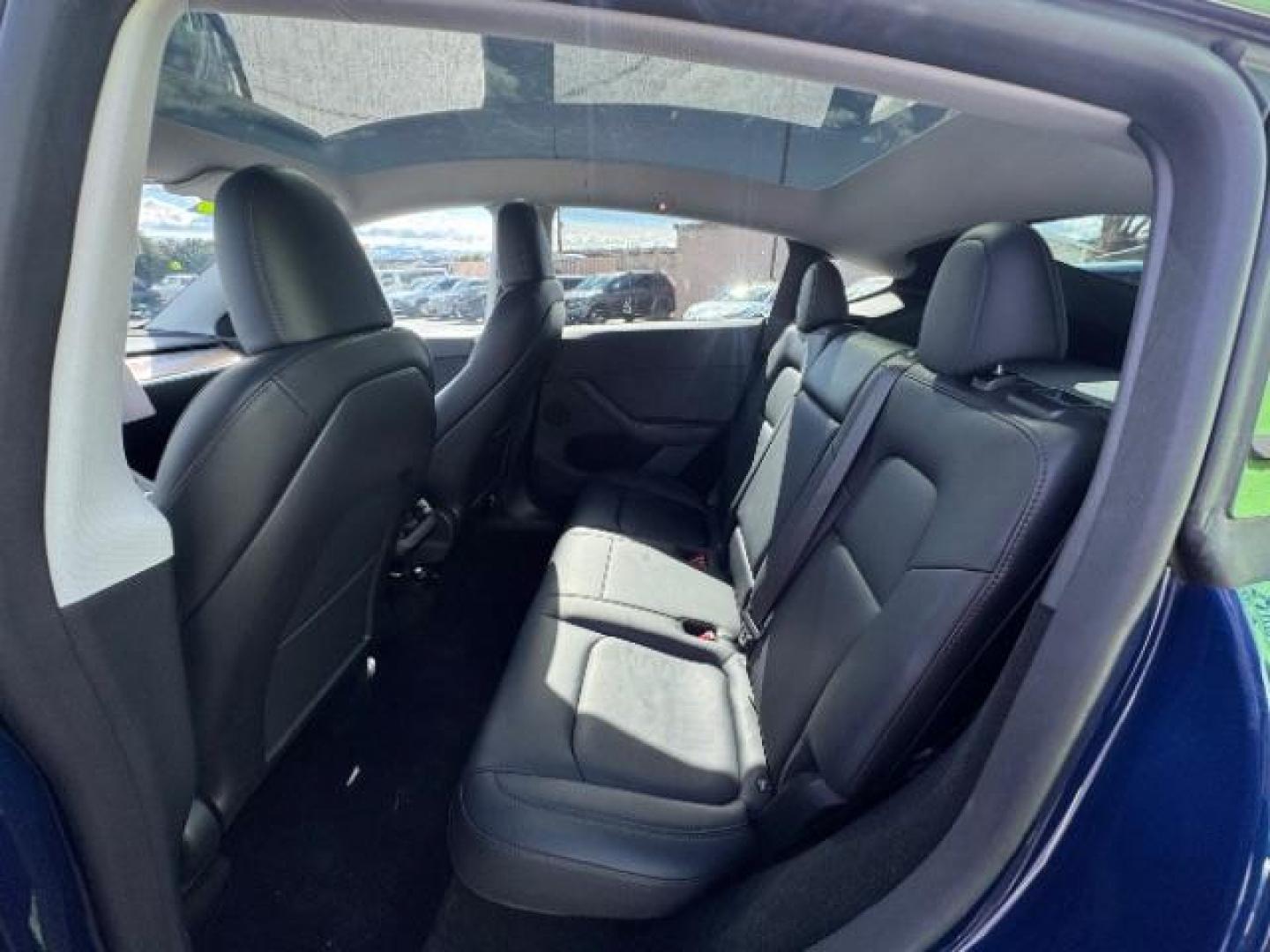 2023 Deep Blue Metallic /Black Tesla Model Y Long Range Dual Motor All-Wheel Drive | AWD (7SAYGDEE3PA) with an ELECTRIC engine, Electric transmission, located at 1865 East Red Hills Pkwy, St. George, 84770, (435) 628-0023, 37.120850, -113.543640 - Excellent Tesla Model Y Long Range All Wheel Drive. With Acceleration Boost paid for ($2k add on) All our Teslas come with charging kit Battery is 98% healthy. Gets 310 on full charge. Clean title, no accidents Still has remaining 120k mile Tesla warranty on battery and motor. We have aftermarket - Photo#17