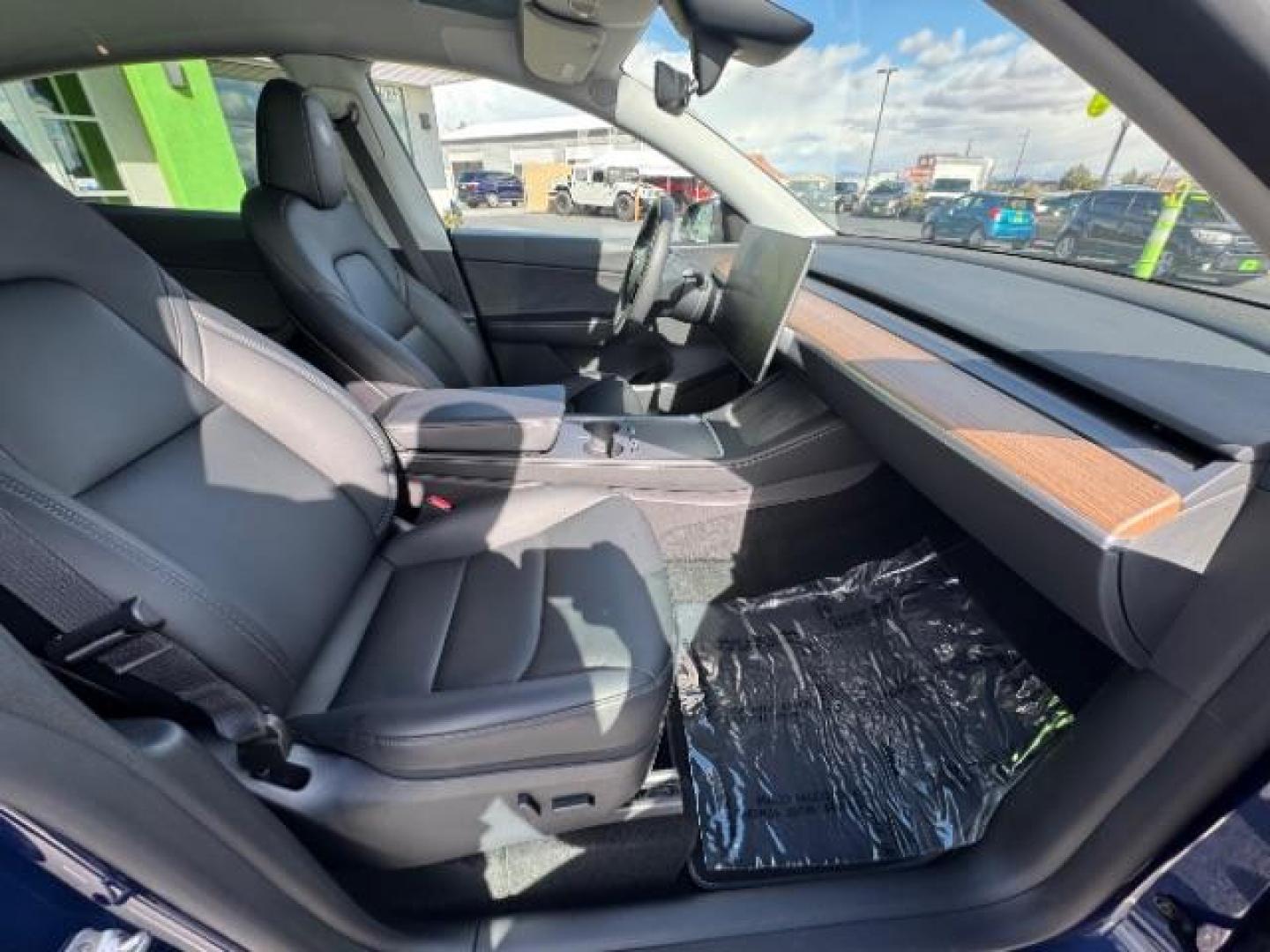 2023 Deep Blue Metallic /Black Tesla Model Y Long Range Dual Motor All-Wheel Drive | AWD (7SAYGDEE3PA) with an ELECTRIC engine, Electric transmission, located at 1865 East Red Hills Pkwy, St. George, 84770, (435) 628-0023, 37.120850, -113.543640 - Excellent Tesla Model Y Long Range All Wheel Drive. With Acceleration Boost paid for ($2k add on) All our Teslas come with charging kit Battery is 98% healthy. Gets 310 on full charge. Clean title, no accidents Still has remaining 120k mile Tesla warranty on battery and motor. We have aftermarket - Photo#21