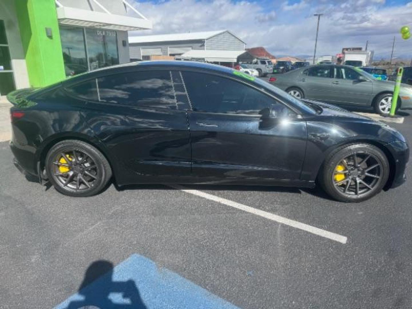 2021 Solid Black /Black Tesla Model 3 Long Range Dual Motor All-Wheel Drive (5YJ3E1EB9MF) with an ELECTRIC engine, Electric transmission, located at 1865 East Red Hills Pkwy, St. George, 84770, (435) 628-0023, 37.120850, -113.543640 - Excellent Tesla Model 3 Long Range All Wheel Drive. With Full Self Drive paid for ($8k add on) Which is no longer available to buy. All our Teslas come with charging kits. Battery is 98% healthy. Gets 310 on full charge! Amazing for this year. Clean title, no accidents Still has remaining 120k mi - Photo#8